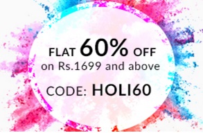 India Desire : American Swan Holi Special Sale: Get Flat 60% Off On Clothing, Footwear & Accessories